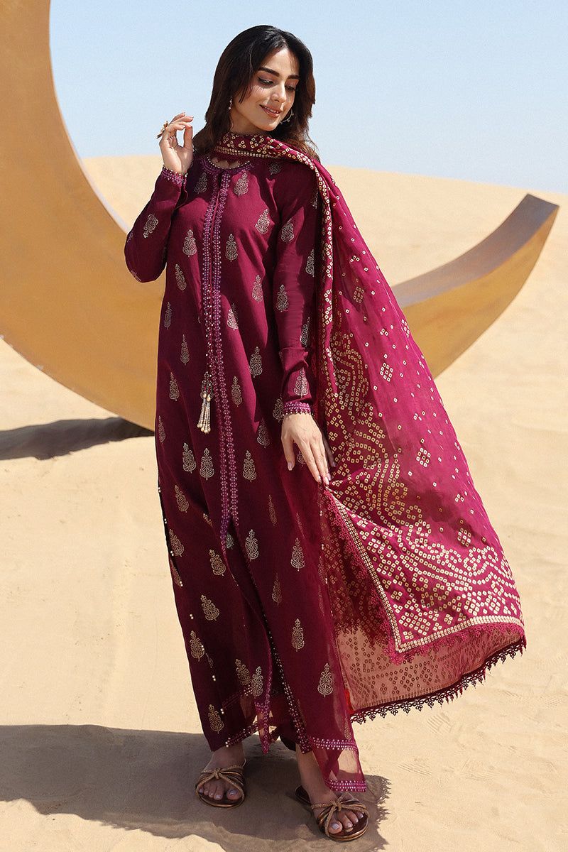 Chrimson Luxury collection hit Code Available on Fine Quality Lawn with Diamond Dopatta