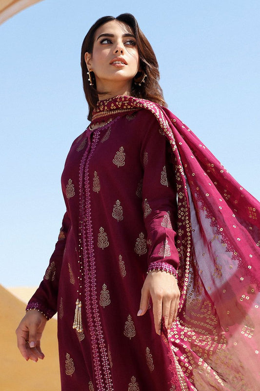 Chrimson Luxury collection hit  Code  Available on Fine Quality Lawn with Diamond Dopatta