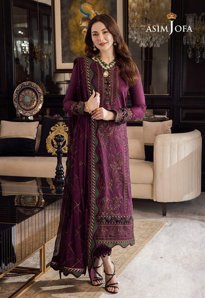 chiifon fully heavy embroidered spengle work