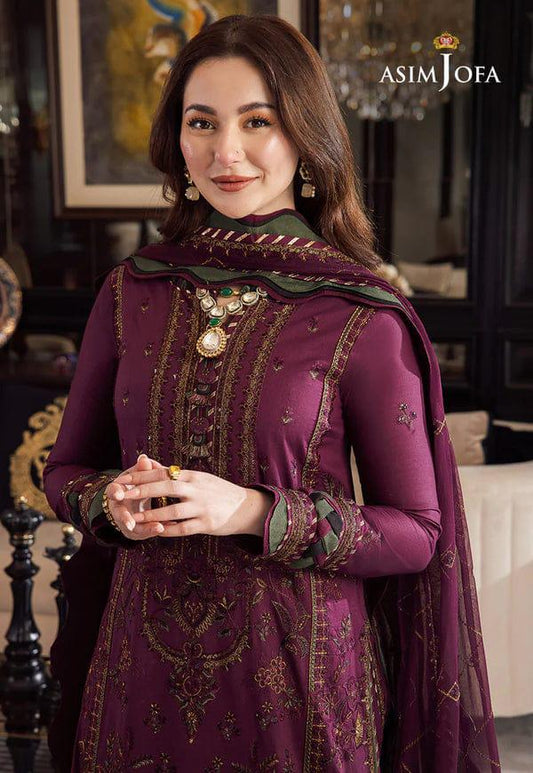 chiifon fully heavy embroidered spengle work