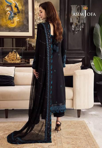 Chiifon fully heavy embroidered spengle work
